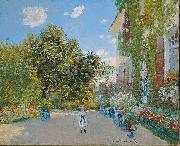 Claude Monet The Artist House at Argenteuil oil on canvas